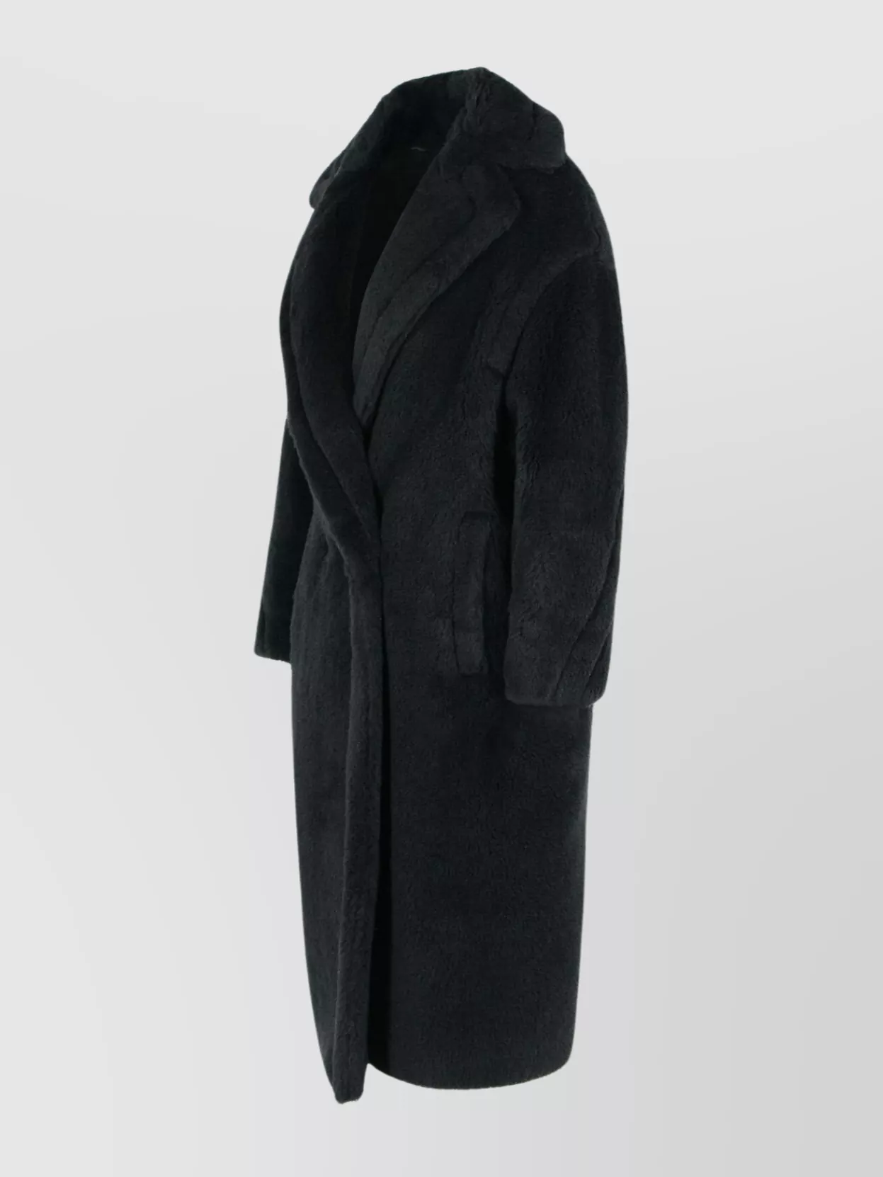 Max Mara Alpaca And Virgin Wool Long Coat