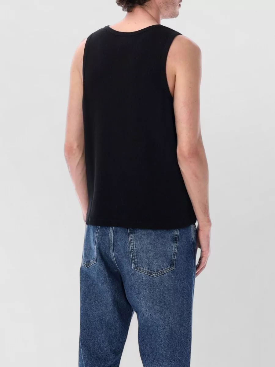 Studio Nicholson Cotton Open-Knit Tank Top