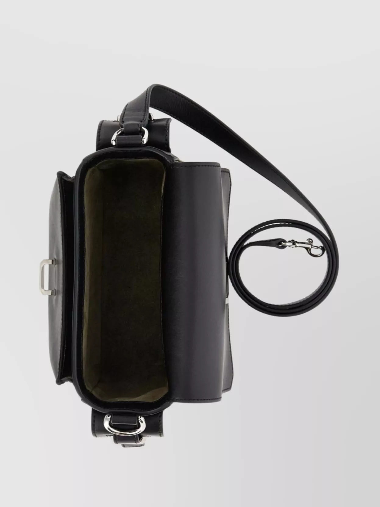Hogan Small Leather Crossbody Bag Flap