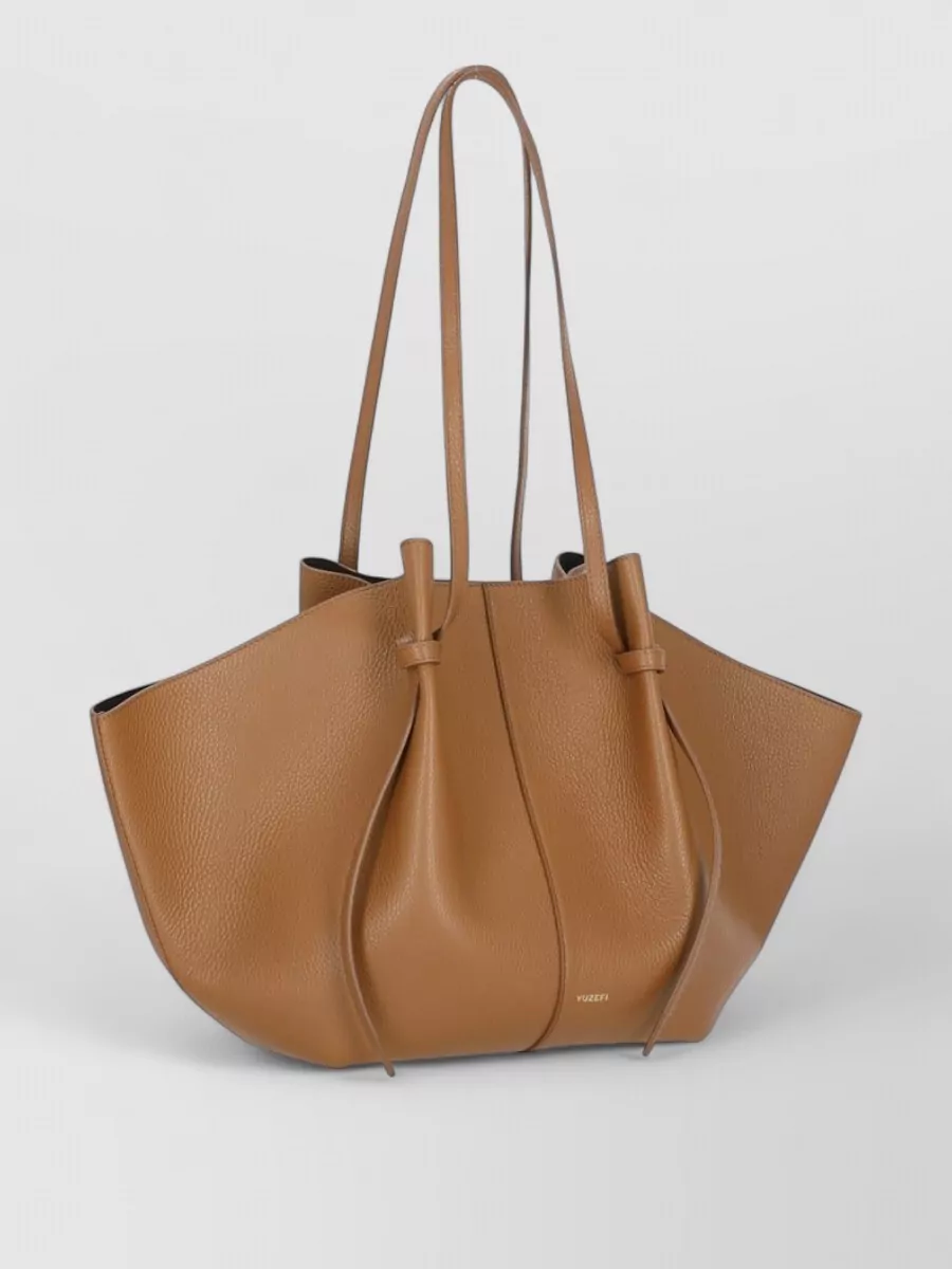 Yuzefi mochi pebbled leather shoulder bag
