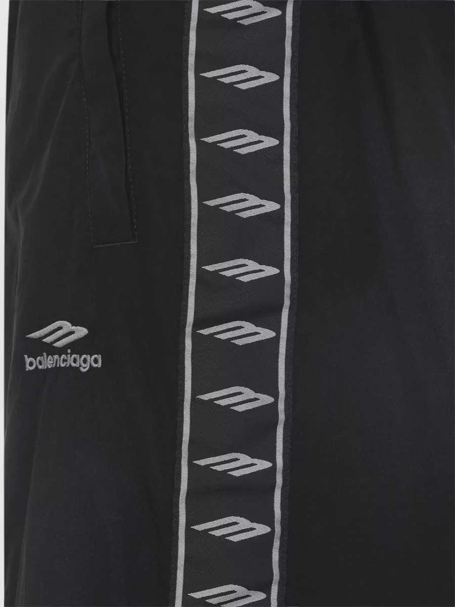 Balenciaga Relaxed-Fit Wide-Leg Track Pants