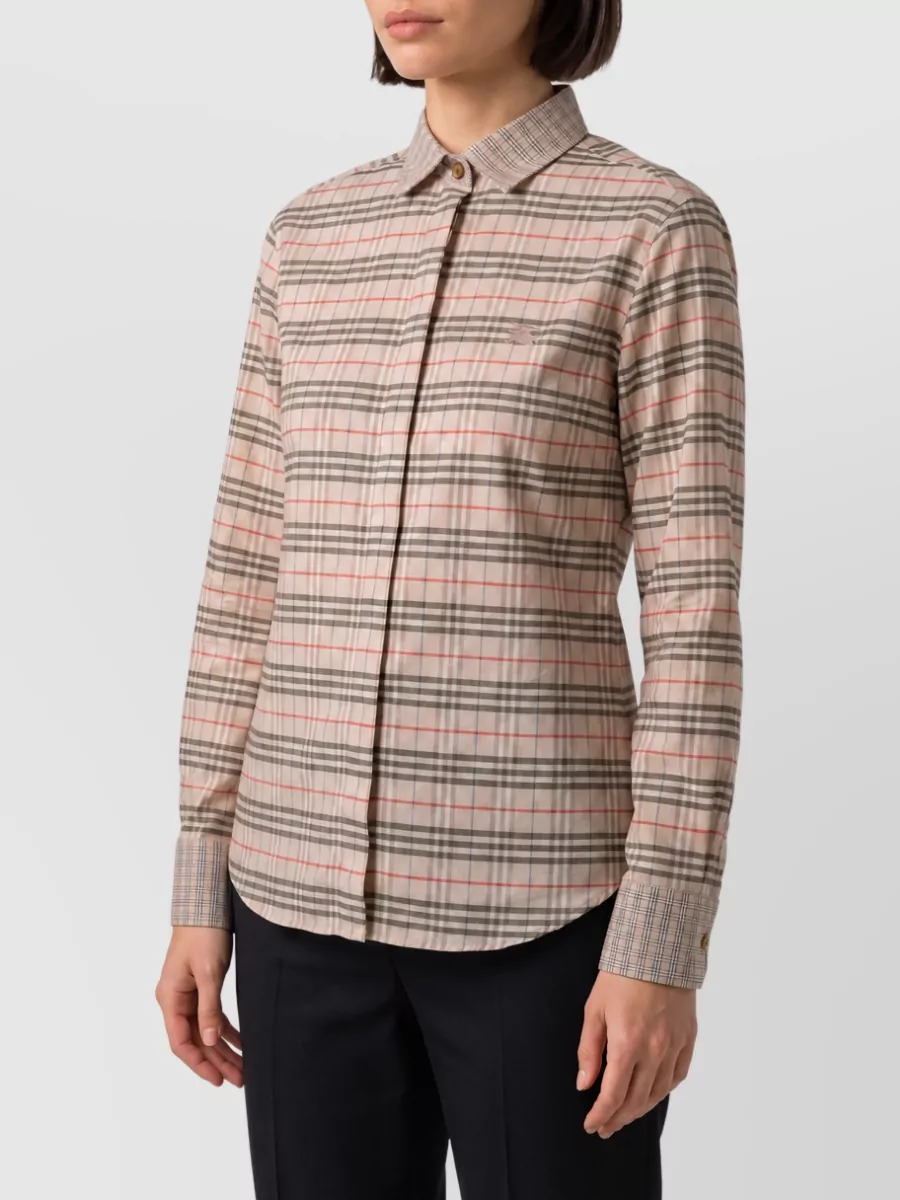 Burberry Checked Fitted Shirt