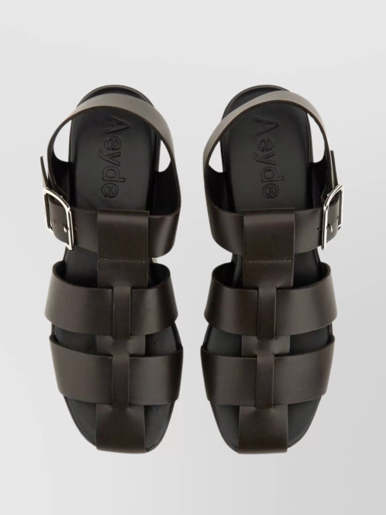 Aeyde Strappy Open Toe Flat Sole Sandals