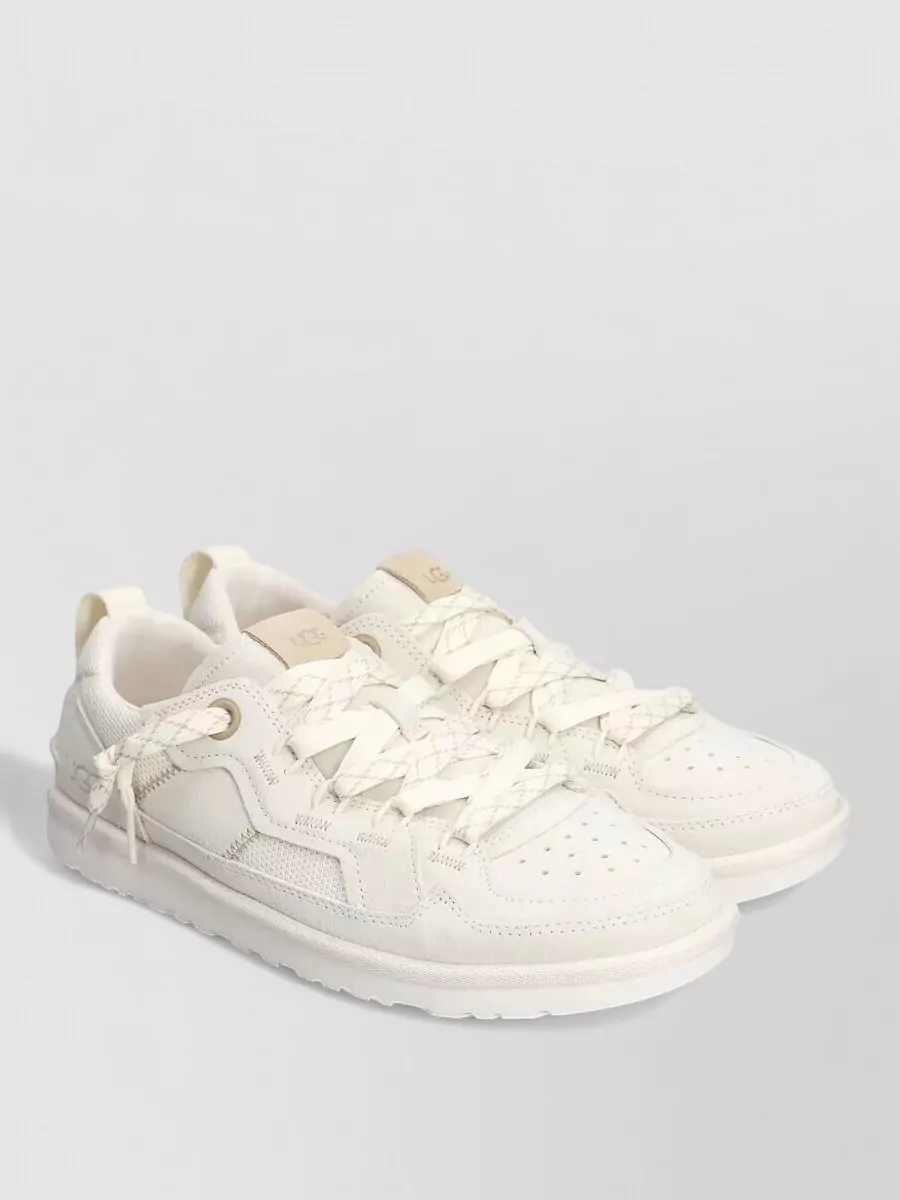 Ugg suede leather lace-up sneakers