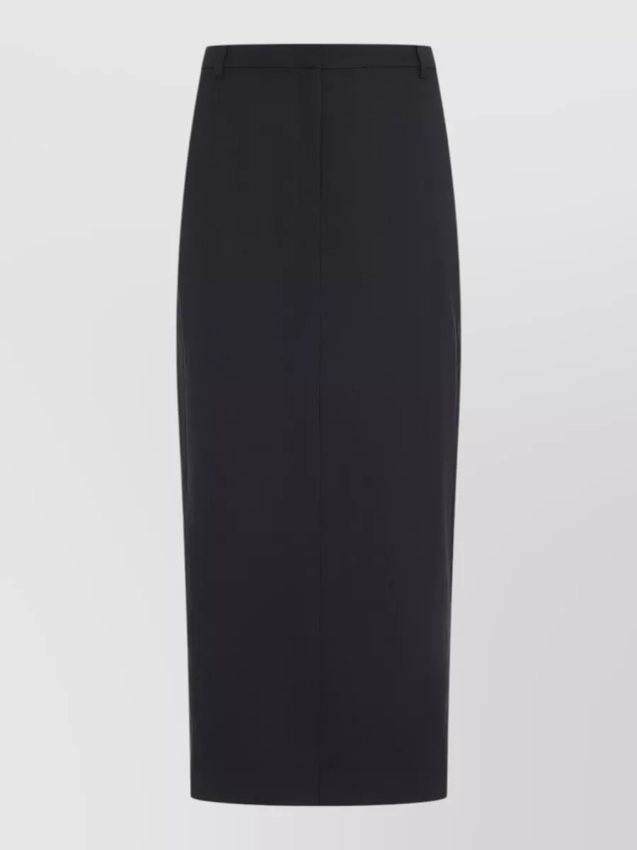Theory Wool Midi Pencil Skirt