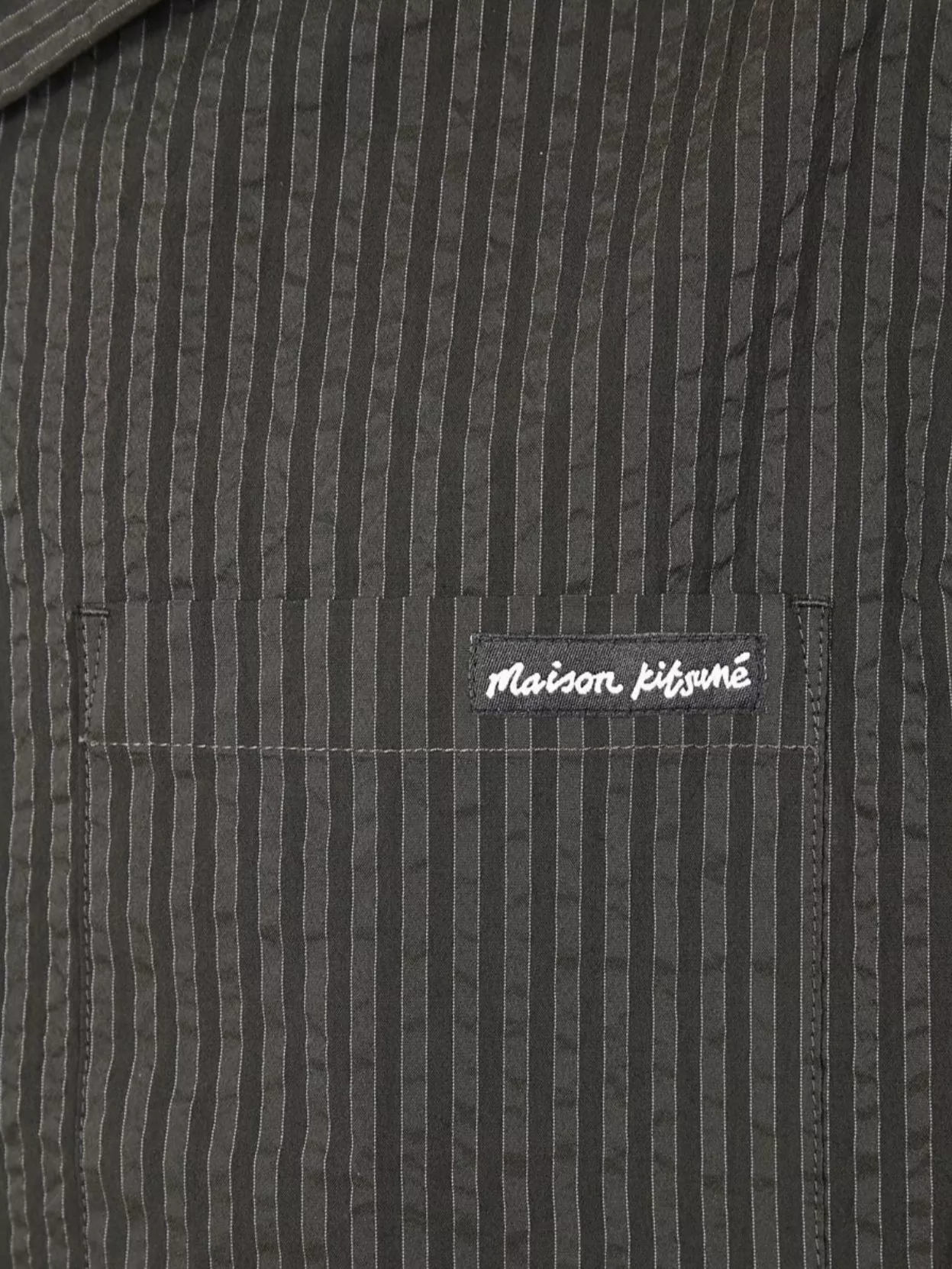 Maison Kitsuné Shirt With Chest Pocket And Collar