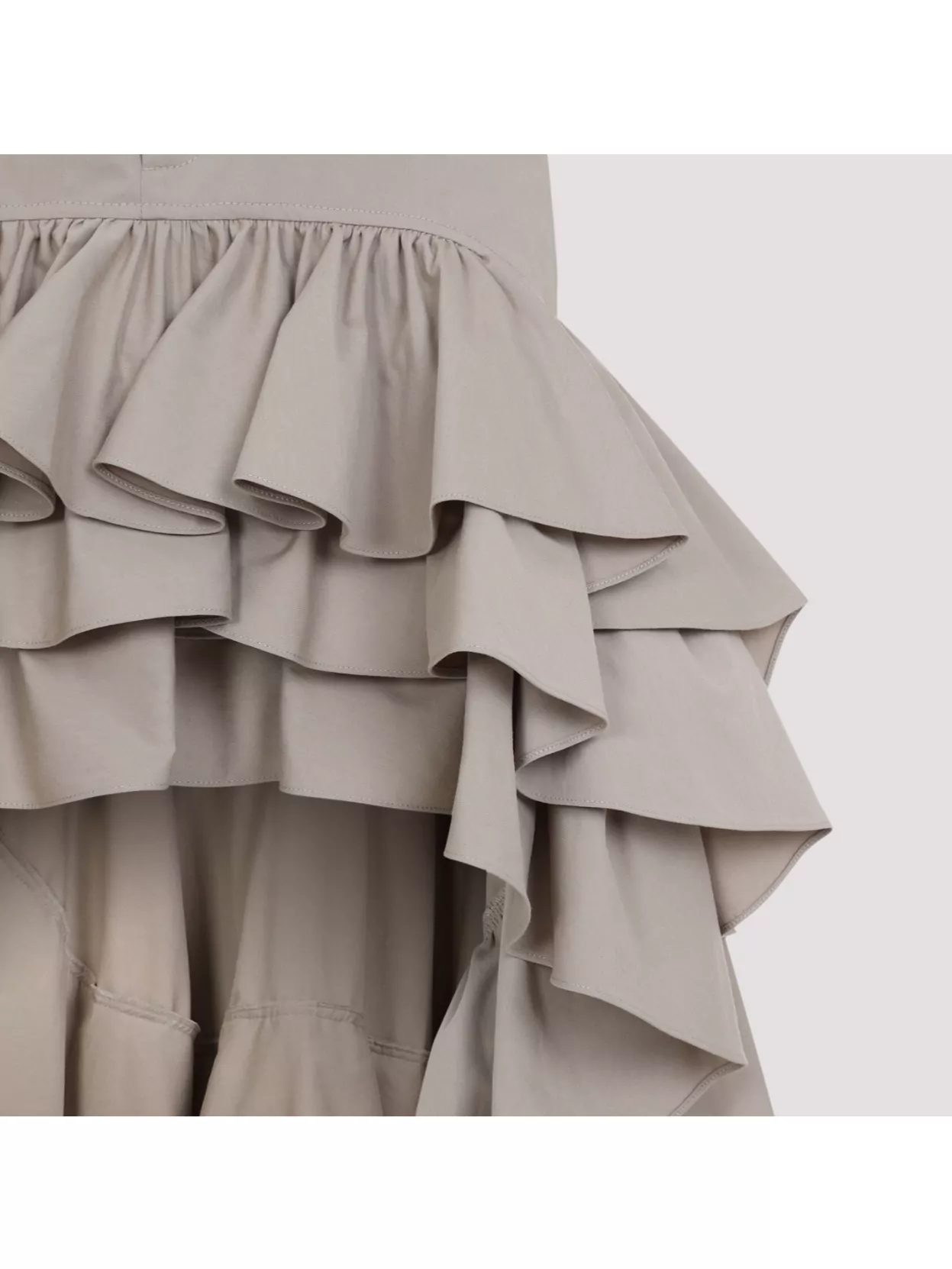 Moschino Skirt With Asymmetrical Ruffled High-low Hem In Pink