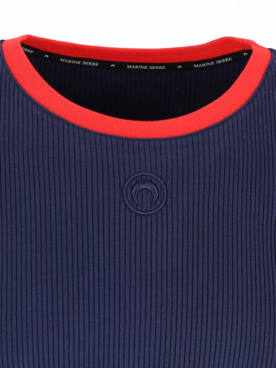 Marine Serre Short-Sleeve Jumper
