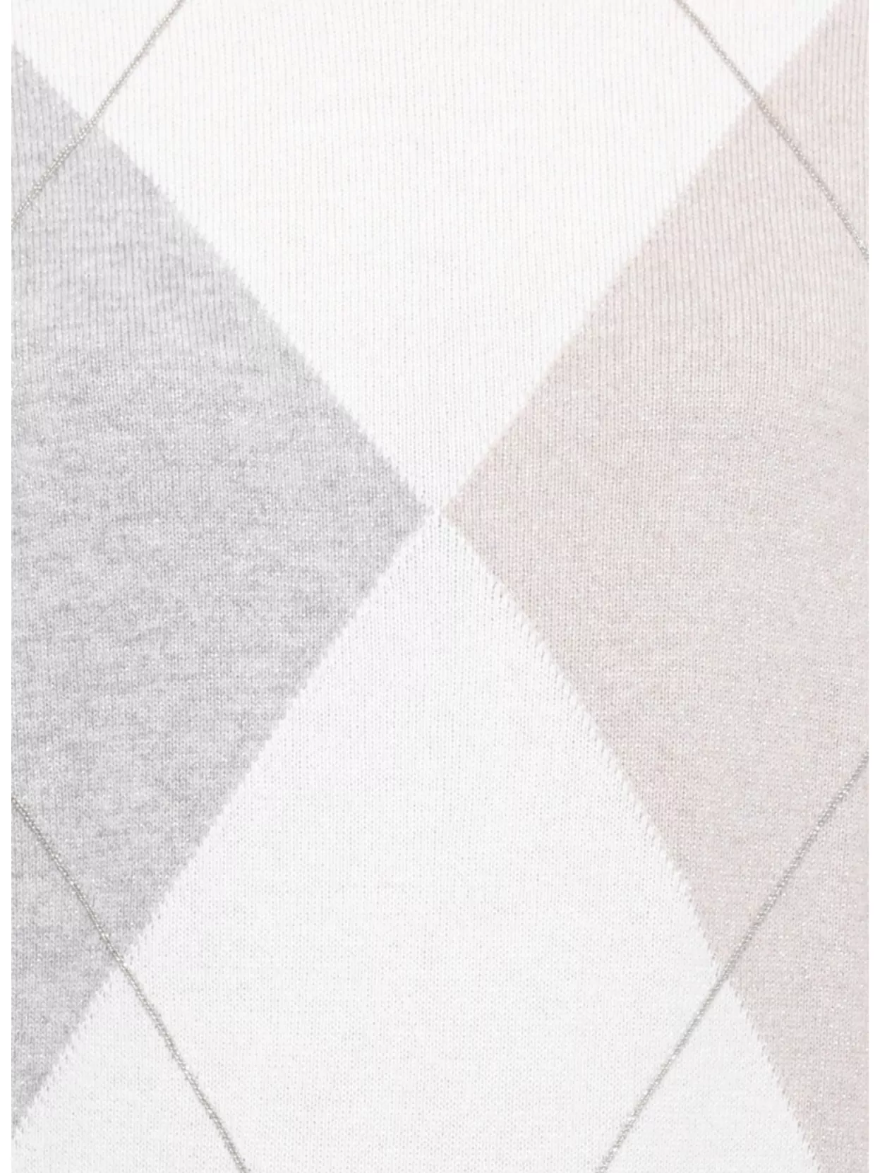 Peserico Argyle Knitwear With Long Sleeves And Lurex