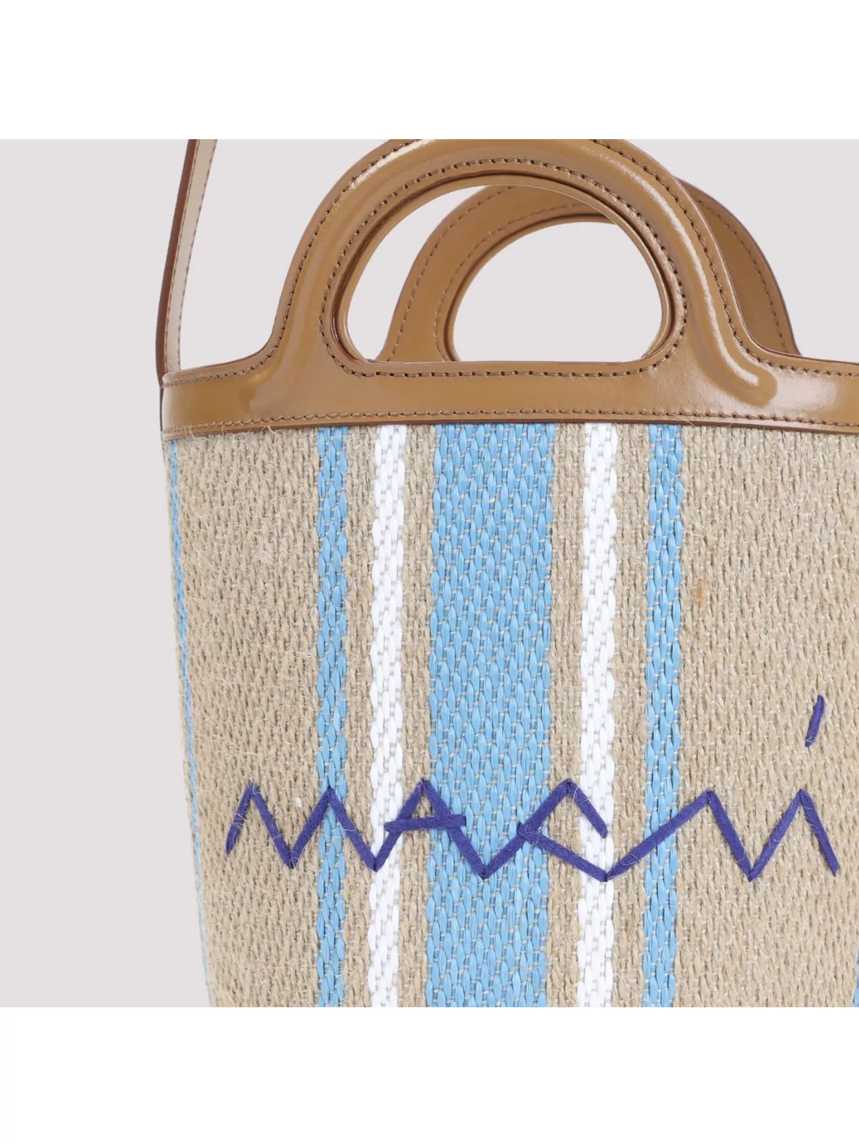 Shop Marni Tropicalia Mini Bucket Handbag