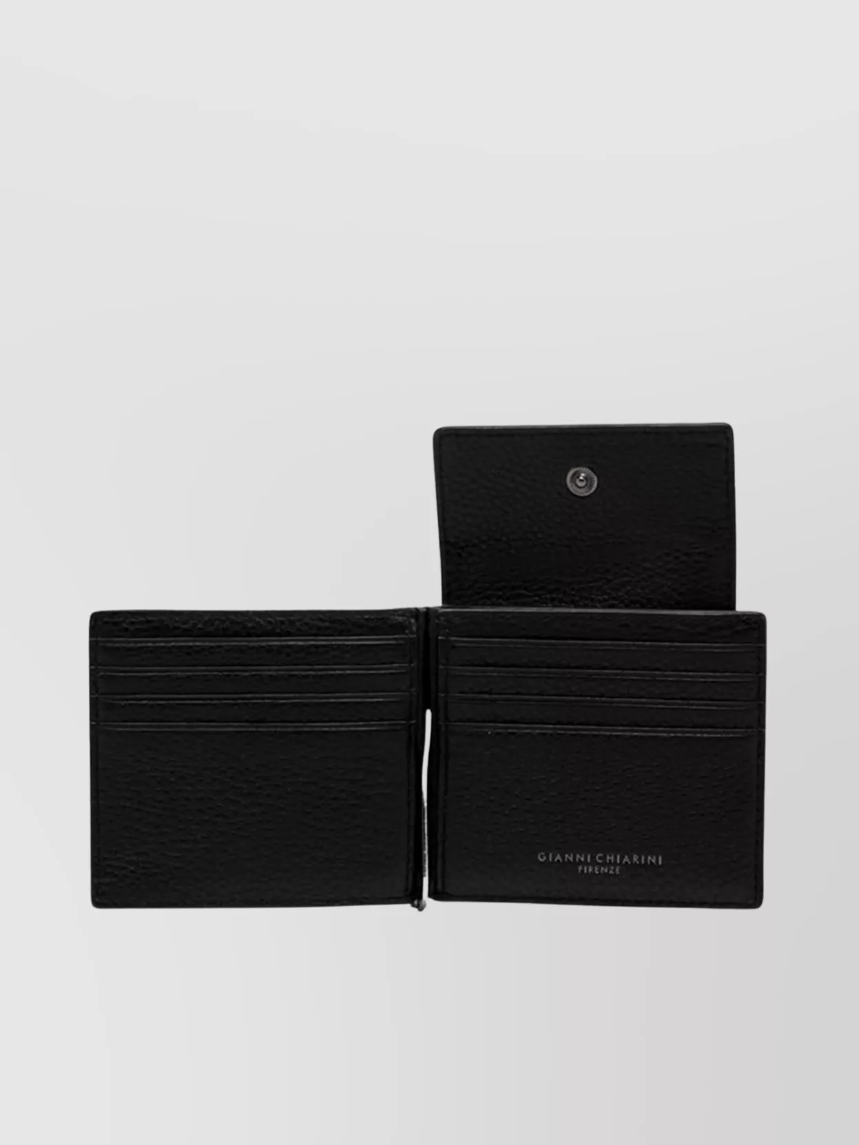 Gianni Chiarini Flap Wallet With Textured Compact Design