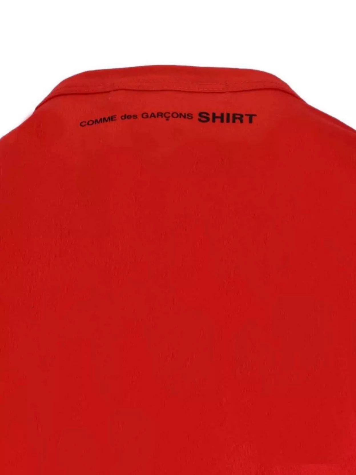 Comme Des Garçons Crew Neck T-Shirt Short Sleeves Design