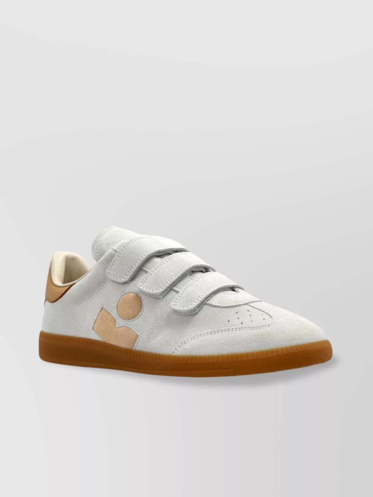 Isabel Marant Leather Sneakers With Branded Heel Counter