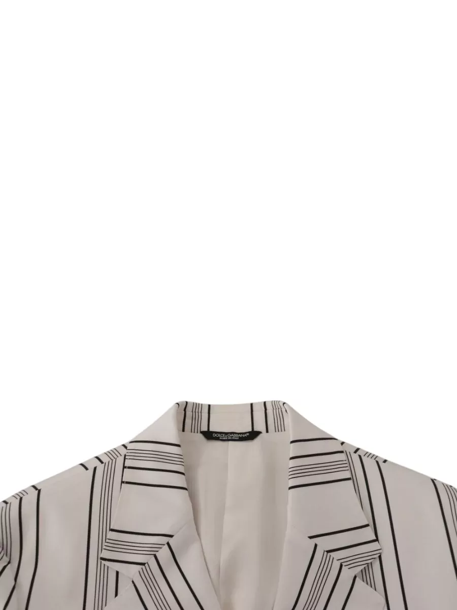 Dolce&Gabbana Striped Single-Breasted Blazer