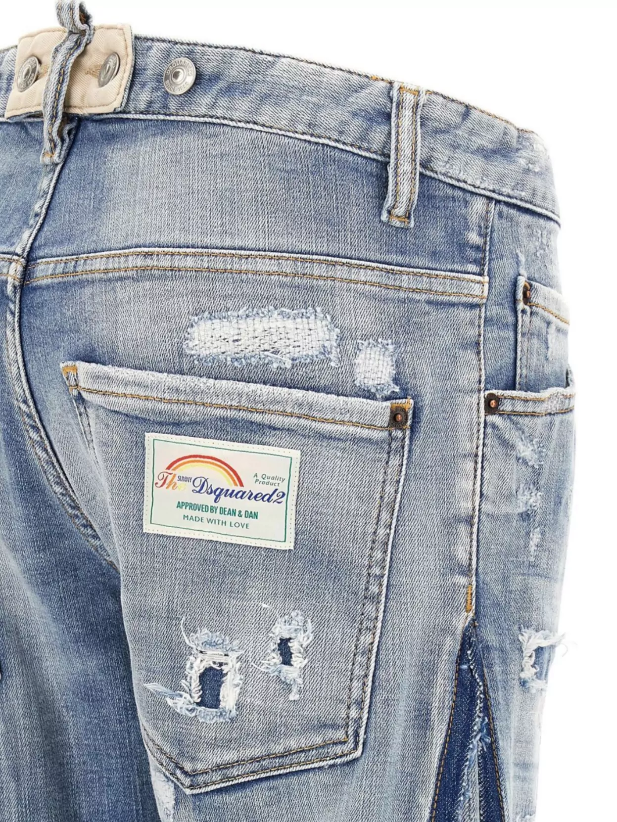 Dsquared2 Better Collaboration Mother Jeans Style In Multi