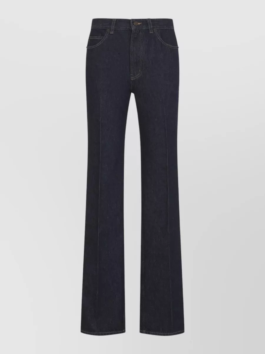 Saint Laurent High-Rise Bootcut Flared Jeans