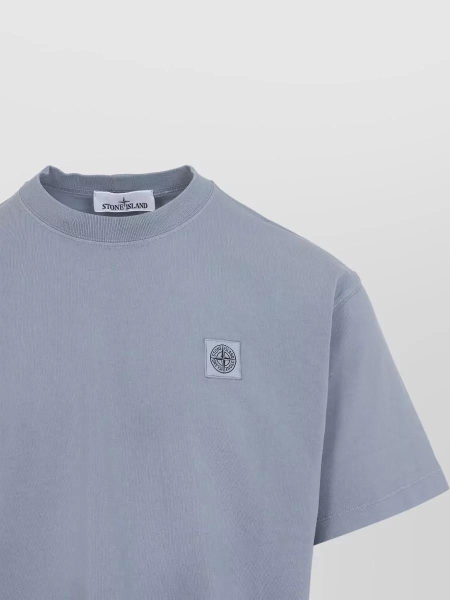 Stone Island Logo Crew Neck Short Sleeve T-Shirt
