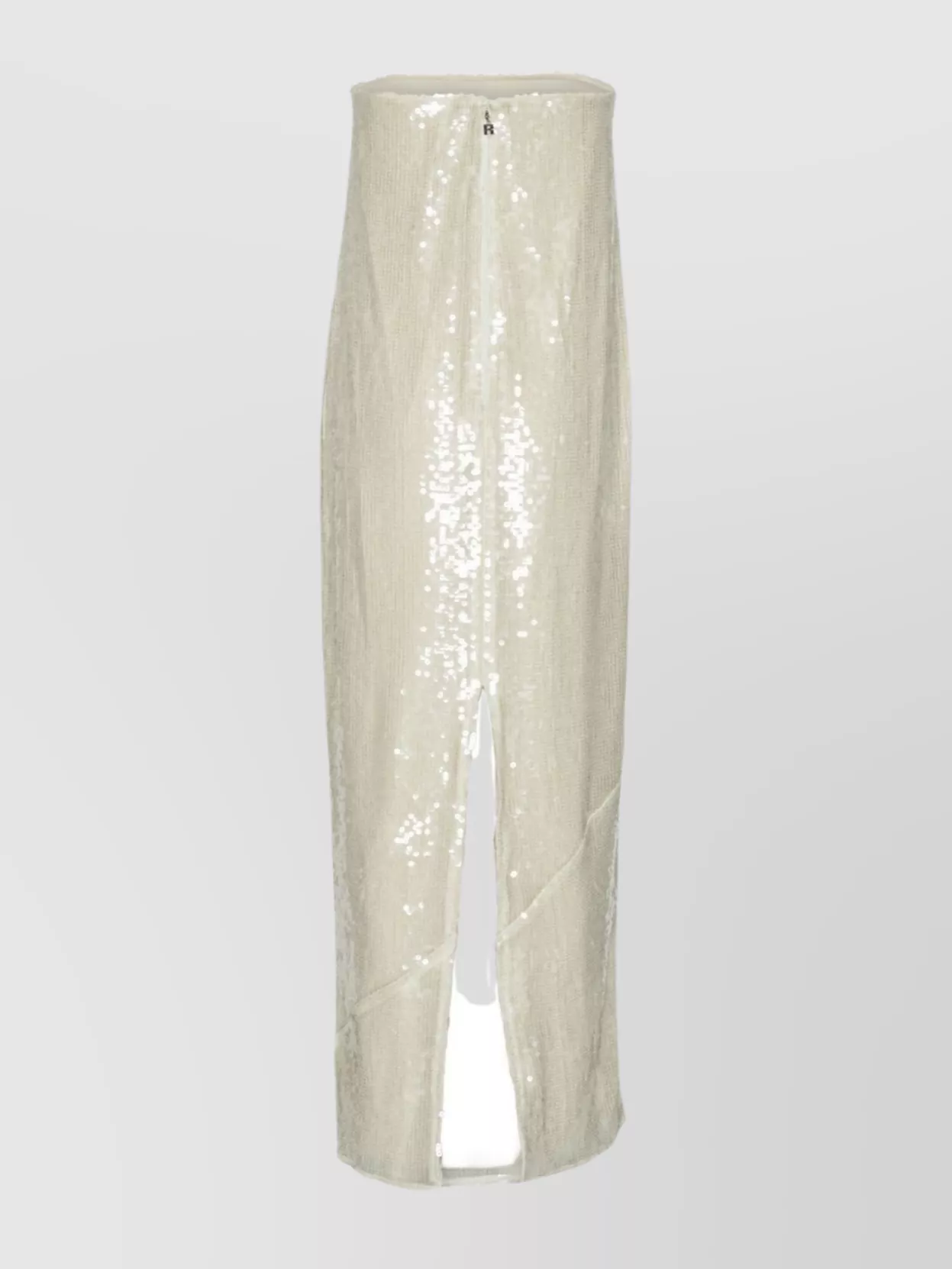 Rotate Strapless Sequin Embellished Floor-Length Dress With Back Slit