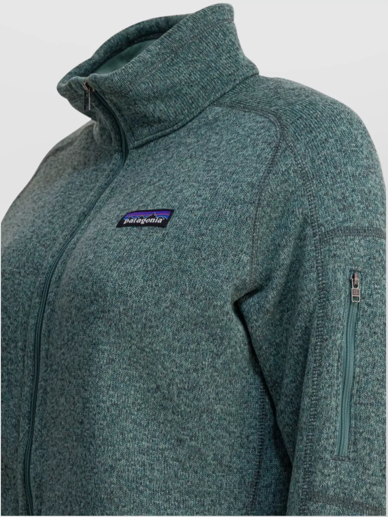 Patagonia Fleece Jacket With High Collar And Pockets