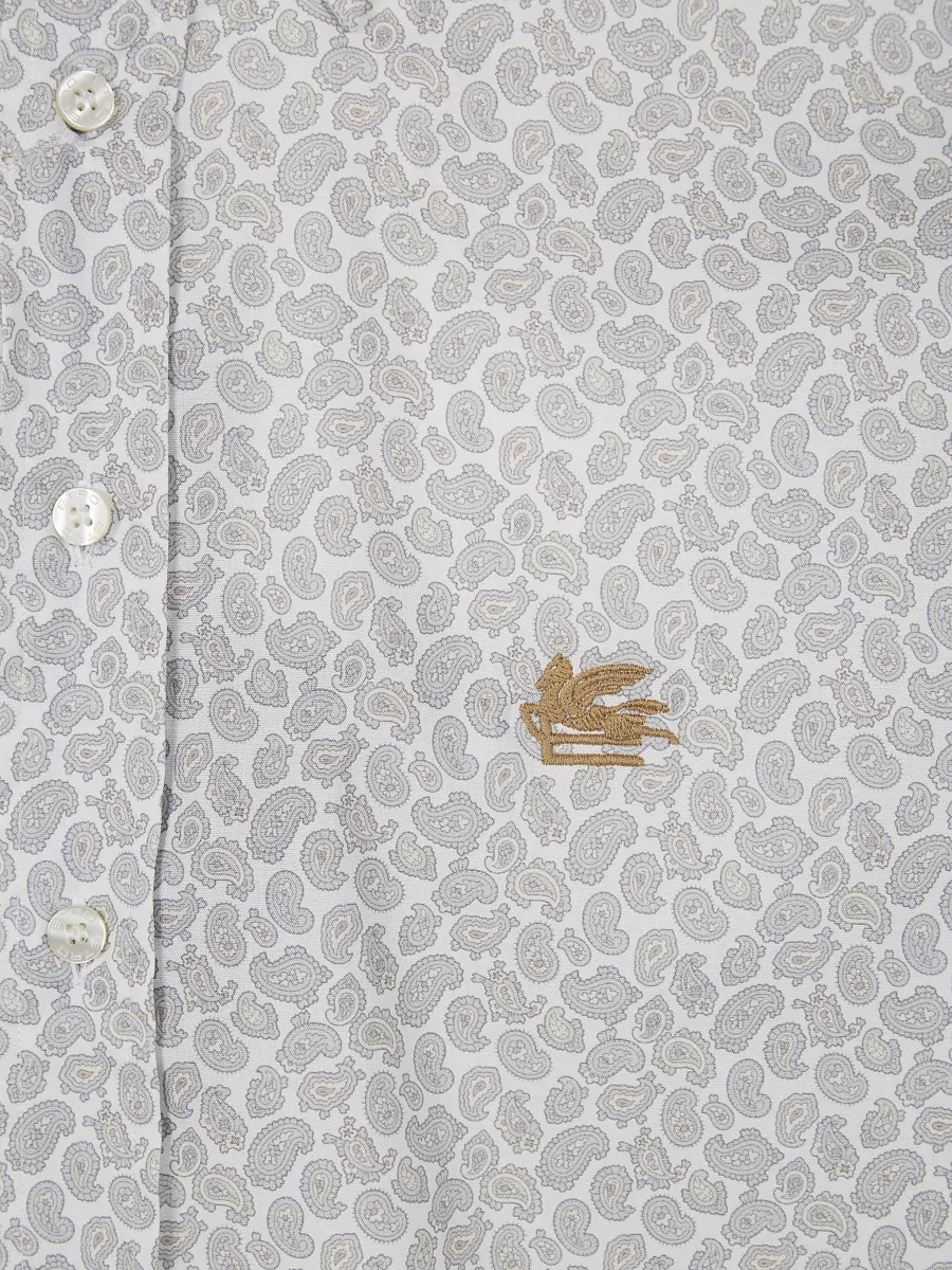 Etro Long Sleeve Shirt Button Down Collar