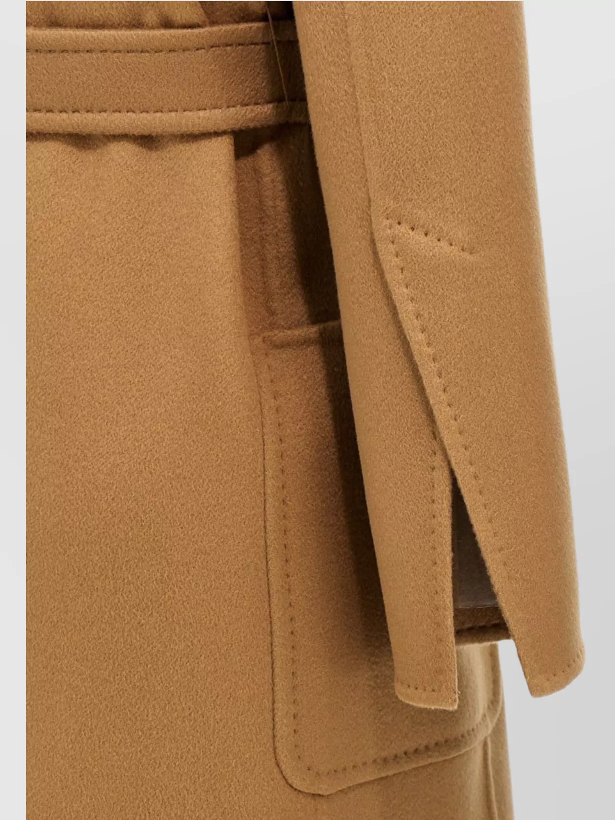 Max Mara 'artur' Belted Waist Long Length Coat