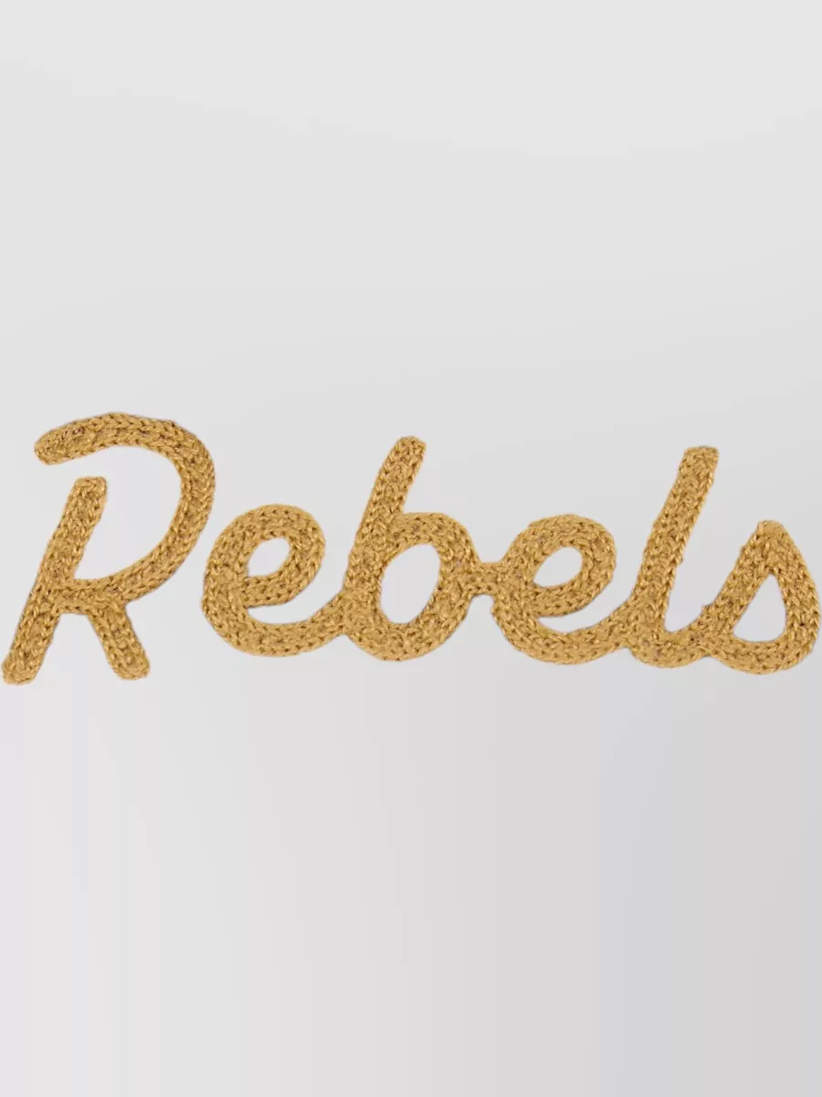 Dsquared2 Striped Crew Neck T Shirt Embroidered Detail