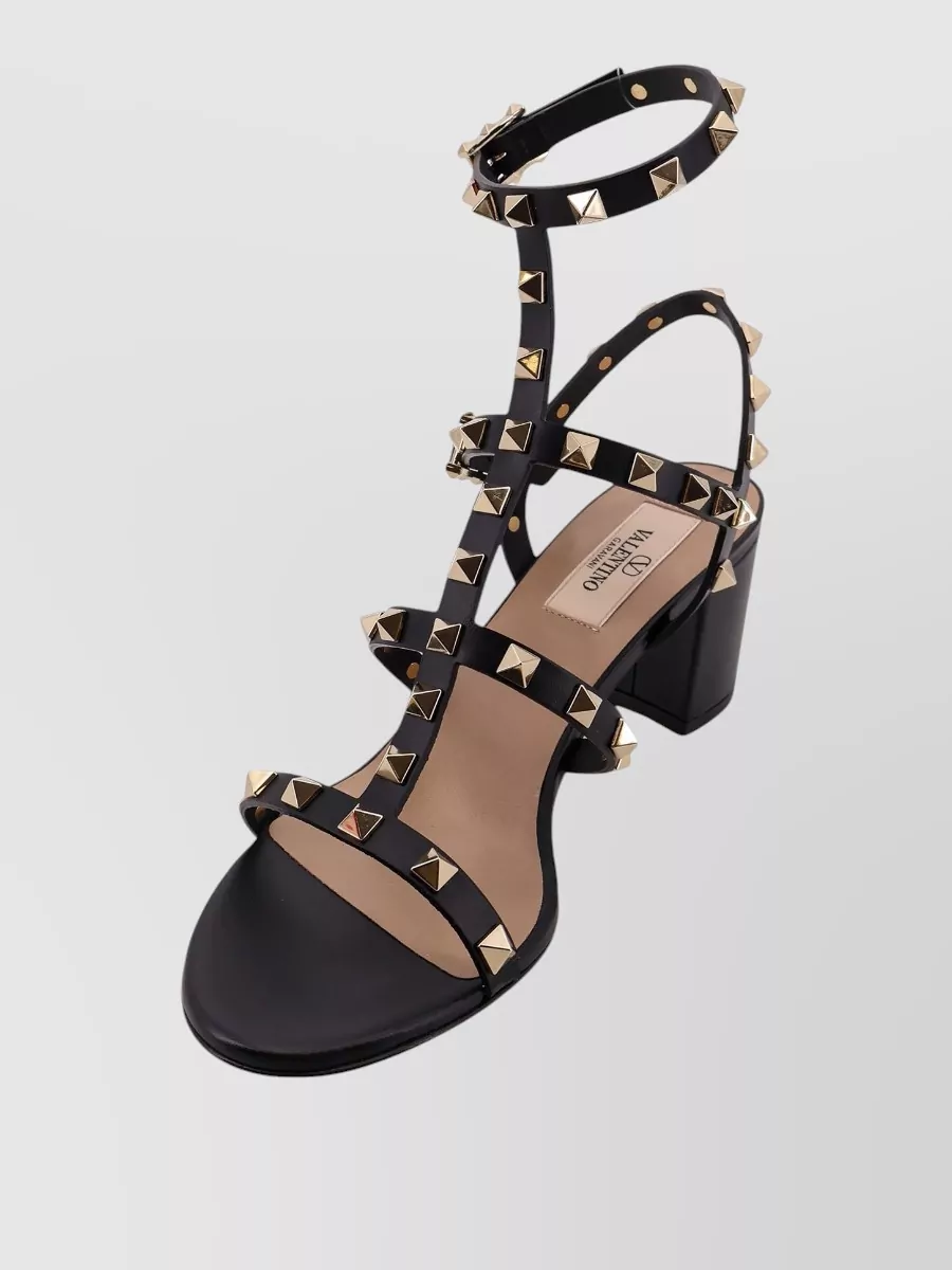 Valentino Garavani Rockstud Leather Sandals Iconic Studs