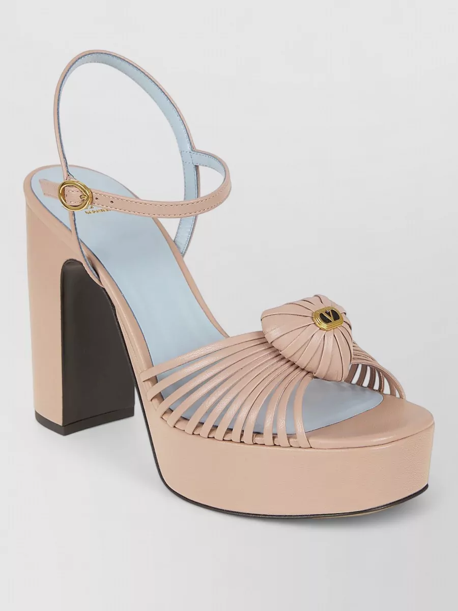 Valentino Garavani Leather Platform Sandals