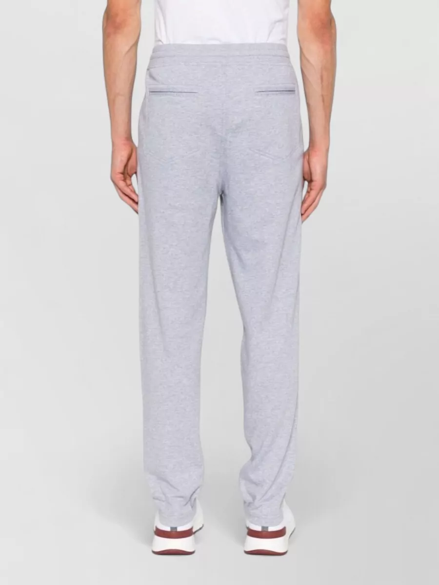 Brunello Cucinelli Mid-Rise Cotton Track Pants