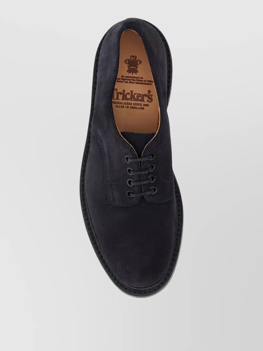 Tricker's Leather Lace-Up Derby Shoes