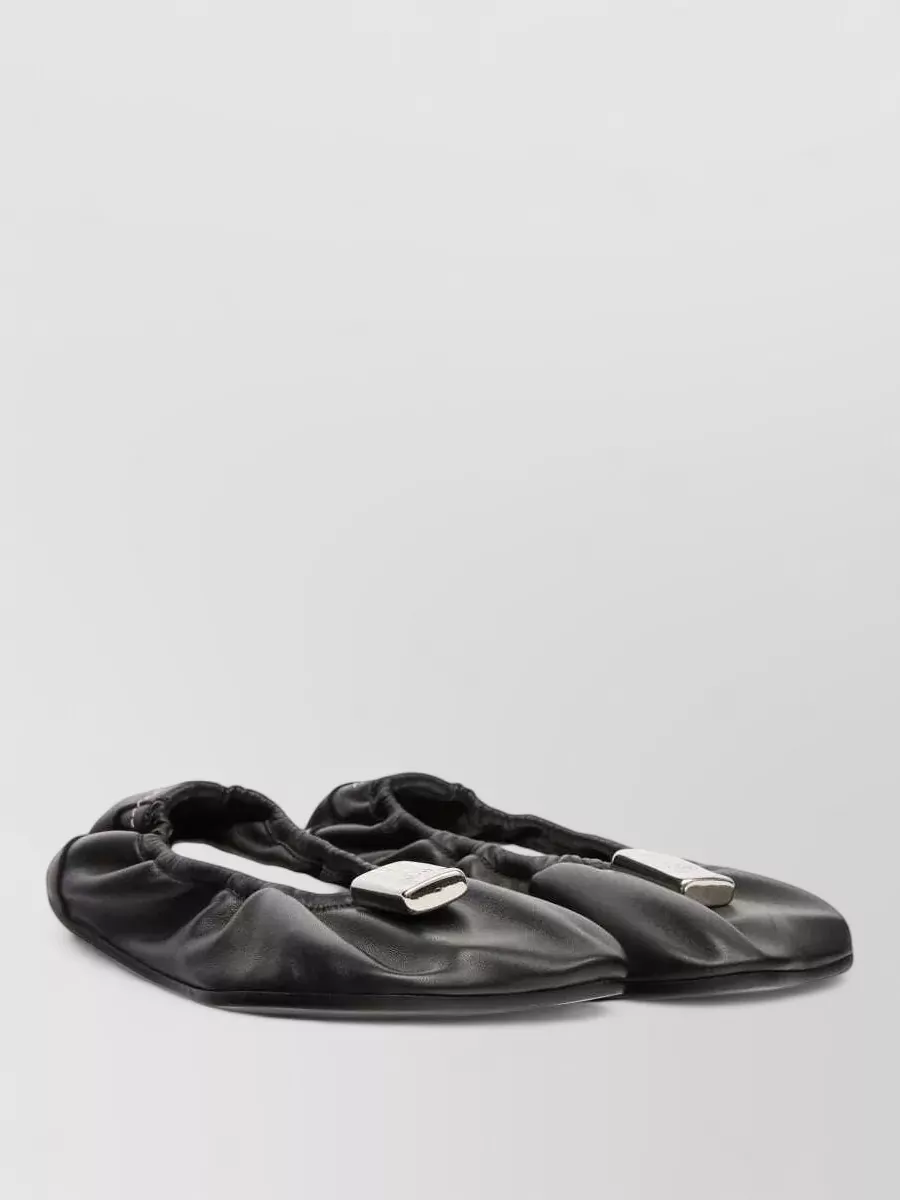 Mm6 Maison Margiela leather ballerina shoes