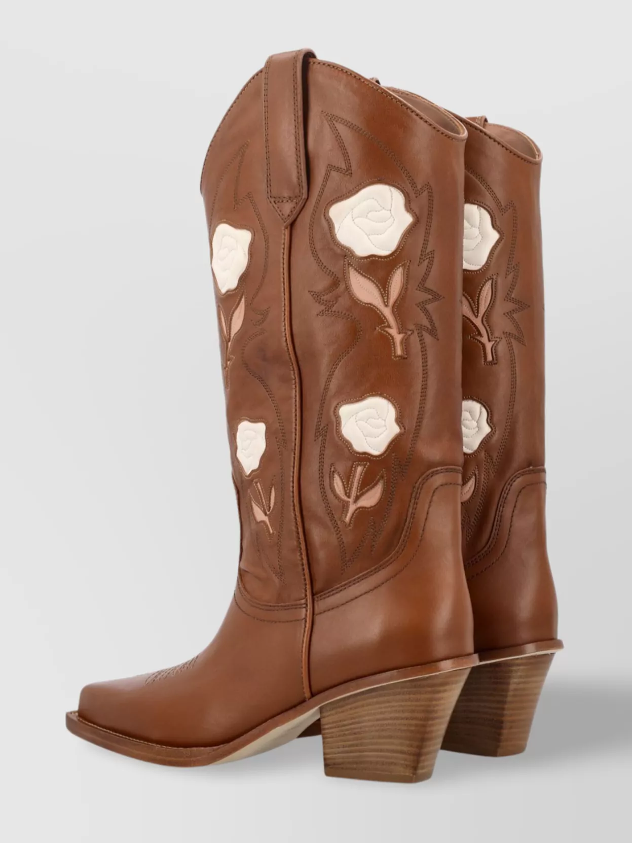 Paris Texas Rosalia Western Embroidered Mid-Calf Boot