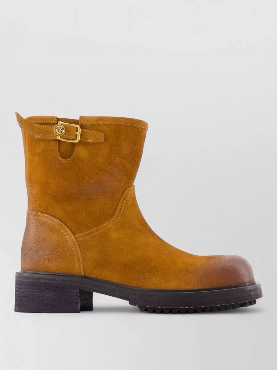 Versace suede ankle boots