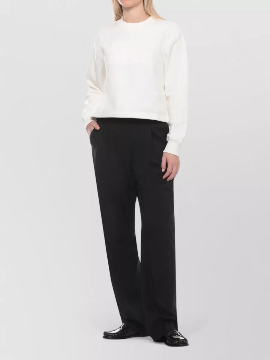Casablanca Cotton Cashmere-Blend Long-Sleeve Sweatshirt