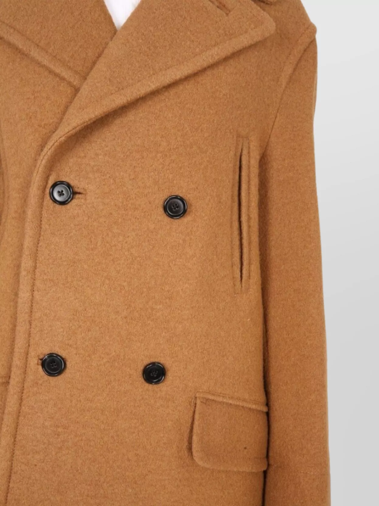 Marni Coat Double-Breasted Flap Pockets