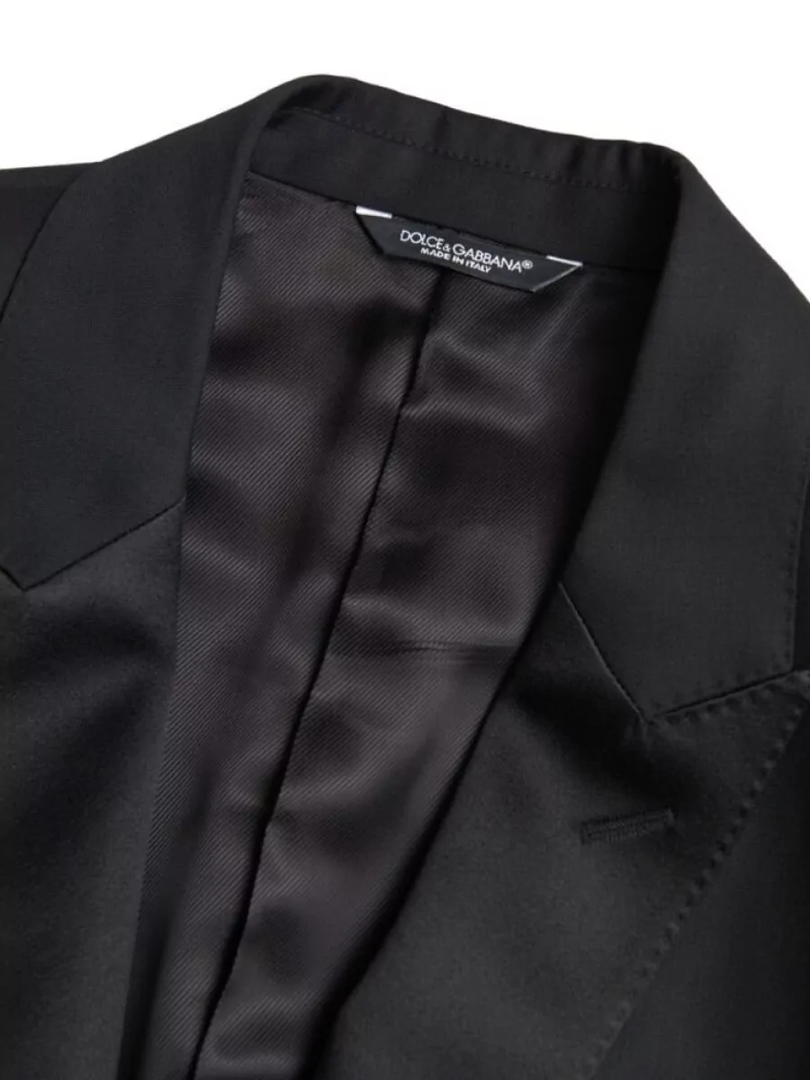 Dolce&Gabbana Wool Silk Single Breasted Blazer