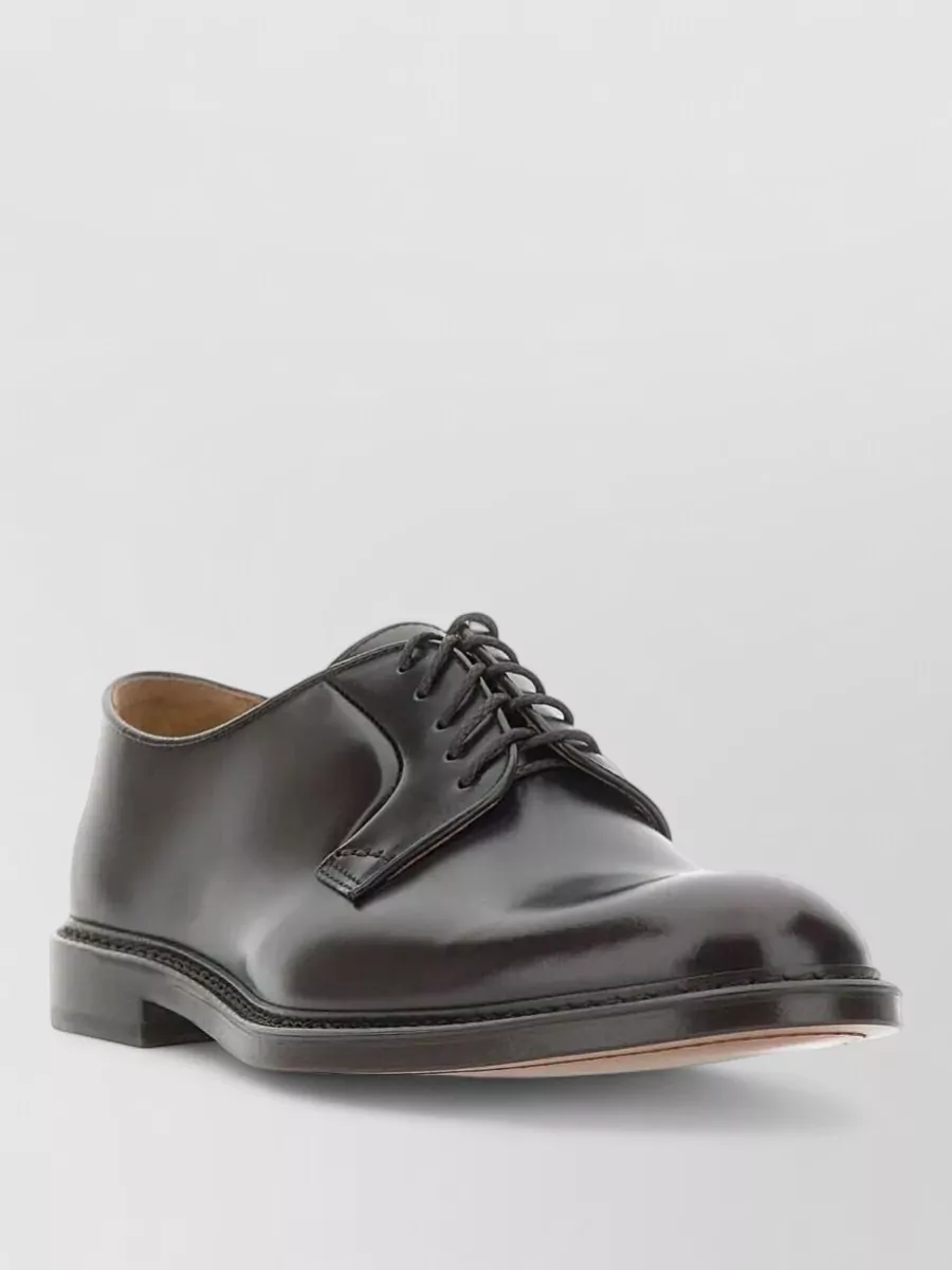 Doucal's Leather Lace-Up Shoes