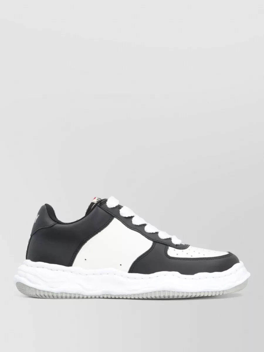Maison Mihara Yasuhiro Leather Low-Top Sneakers