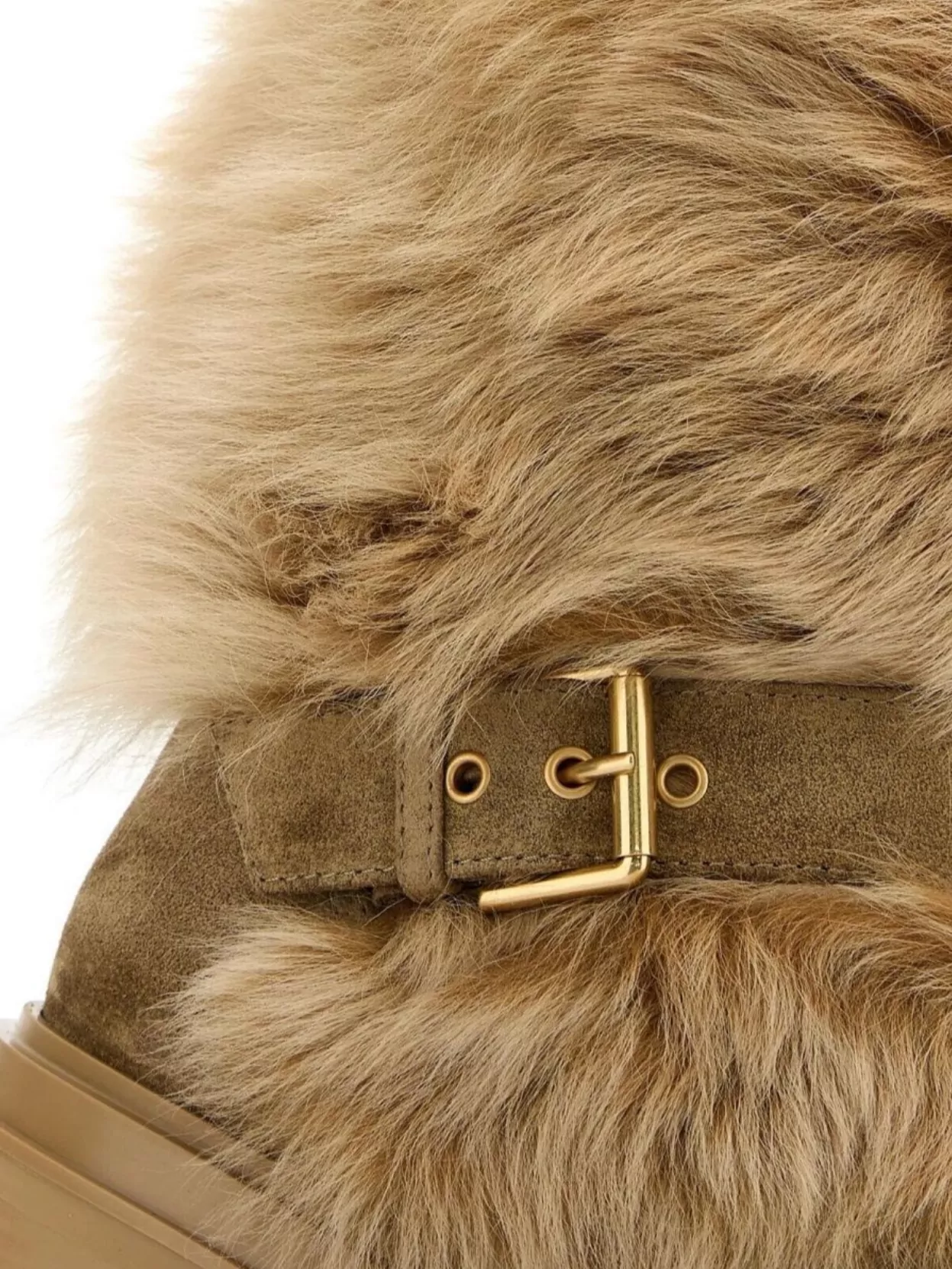 Gianvito Rossi Shearling-trimmed Suede Knee-high Boots