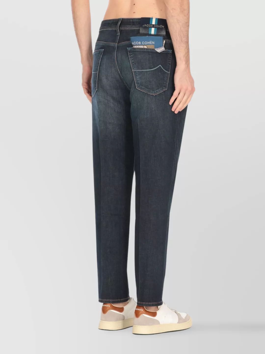 Jacob Cohen Straight Cotton Jeans Belt Loops
