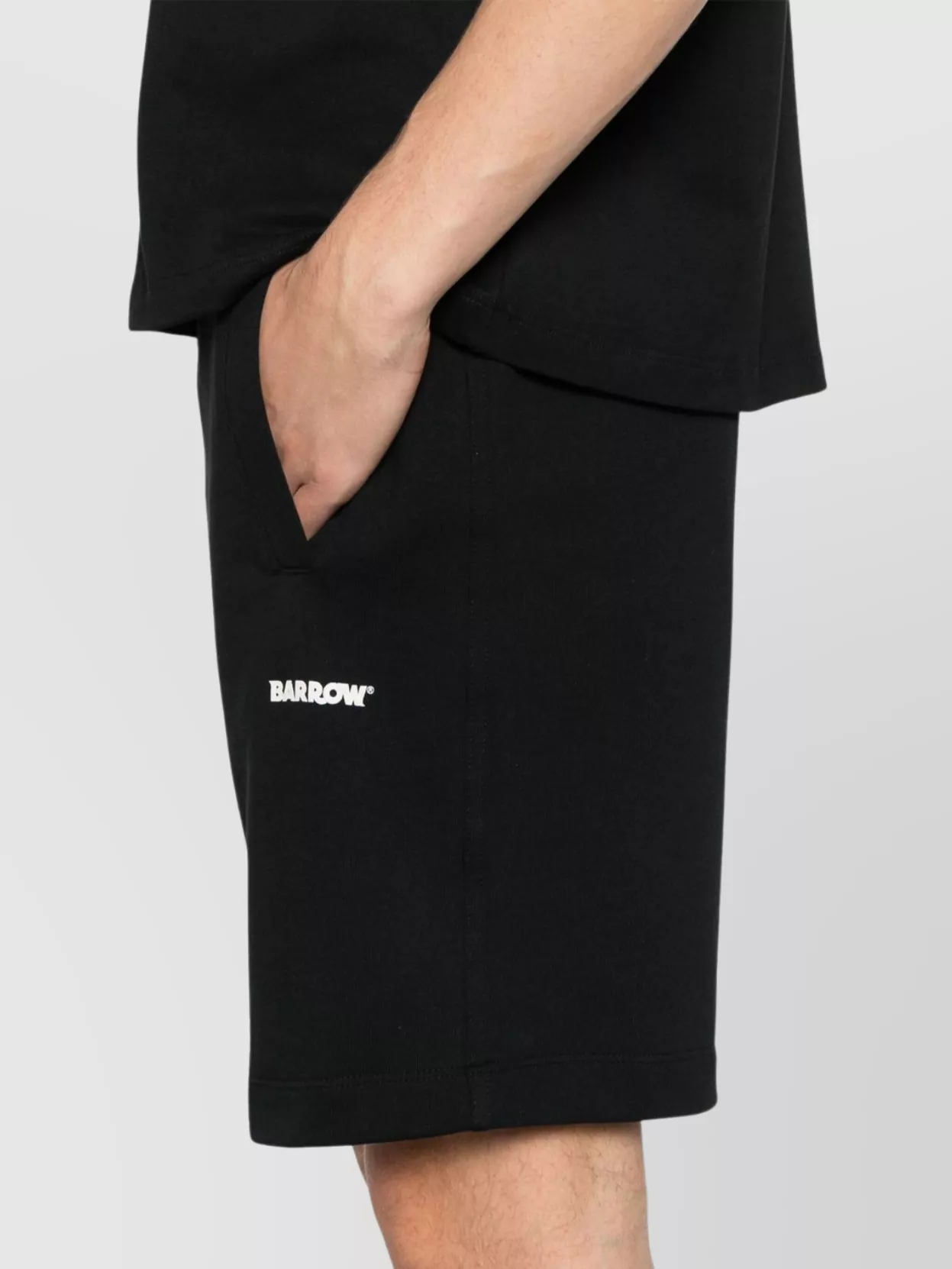 Barrow Elastic Waistband Shorts Pockets