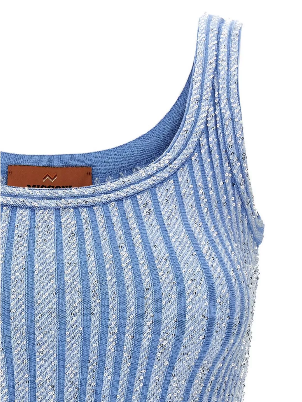 Shop Missoni Shimmering Ribbed Tank Top