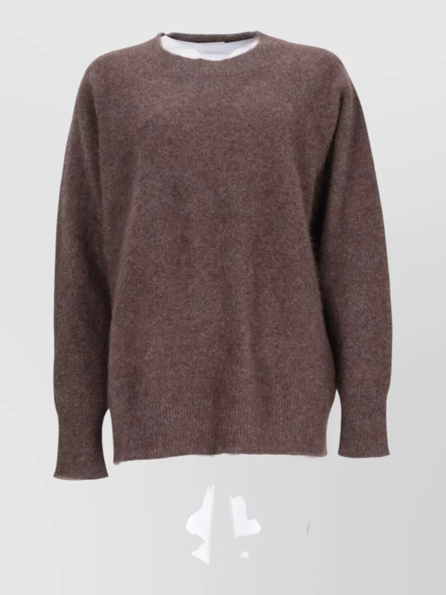 P.a.r.o.s.h. raccoon fur sweatshirt