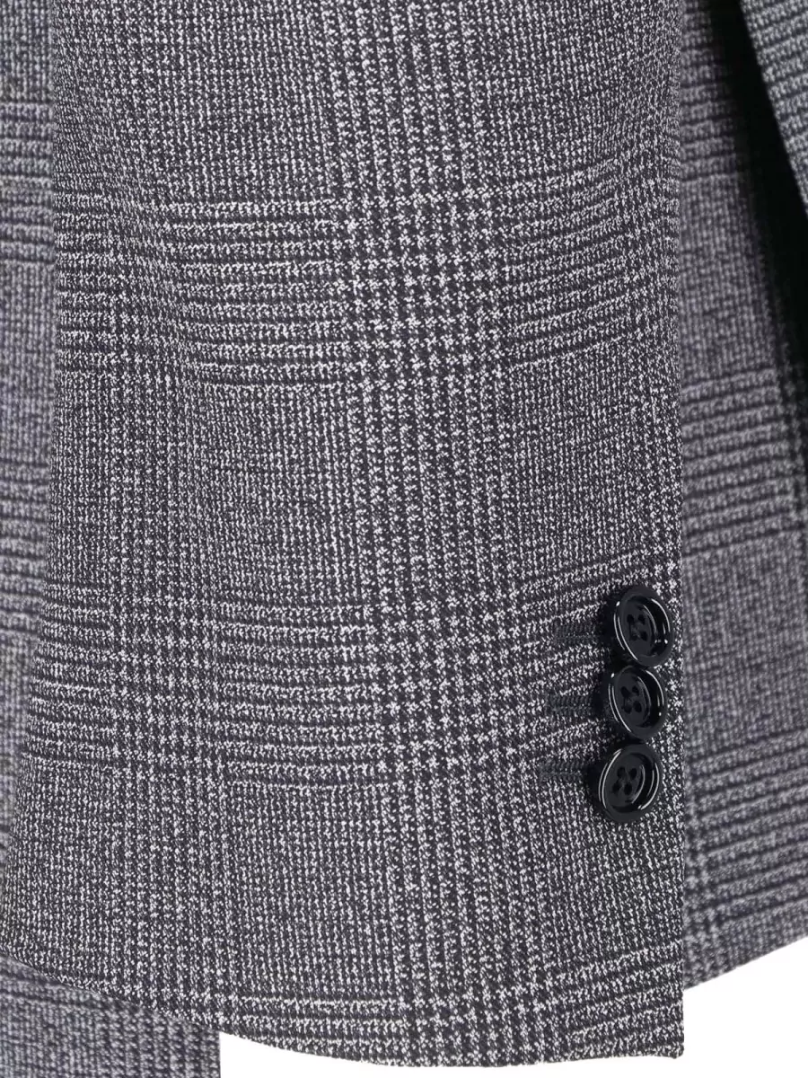Lardini Merino Wool Double-Breasted Blazer