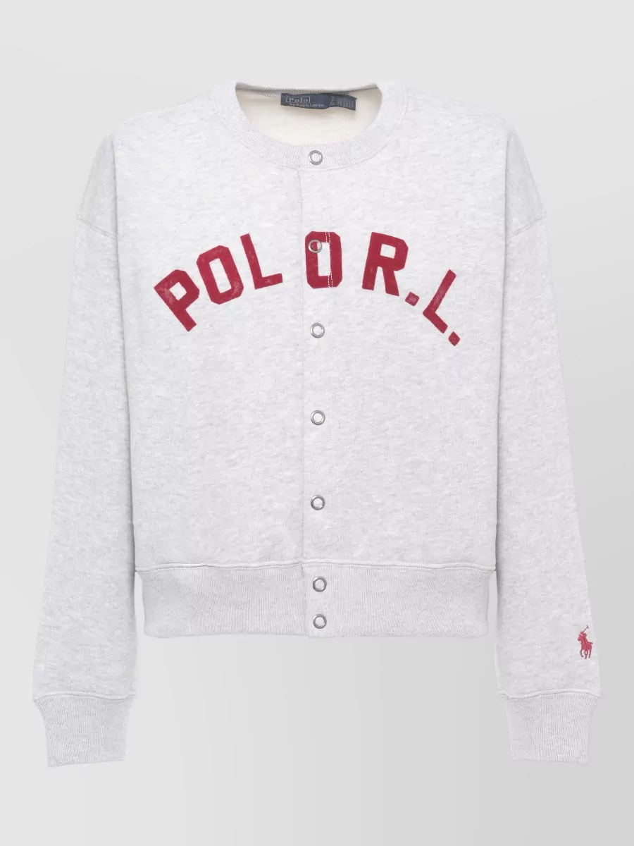 Ralph Lauren Ribbed Cotton Sweatshirt