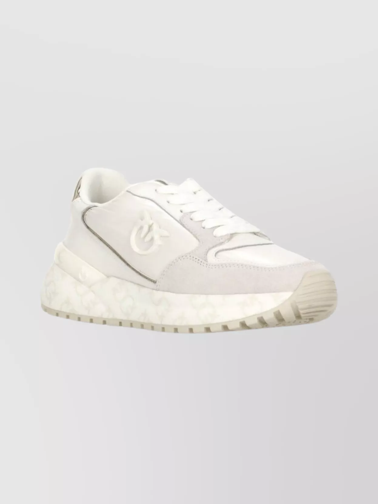 Pinko Women's Leather Sneakers Raised Sole
