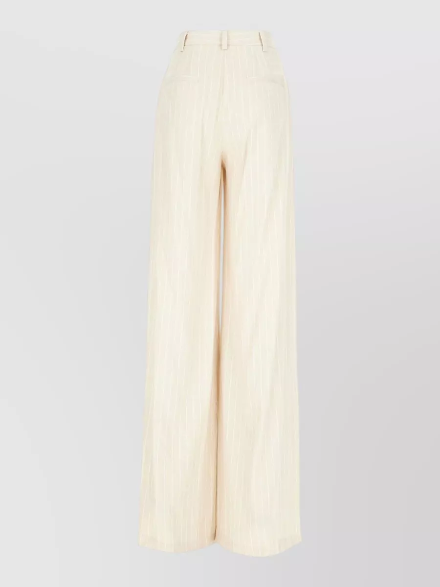 Le Sully Studio Embroidered Wide-Leg Trousers