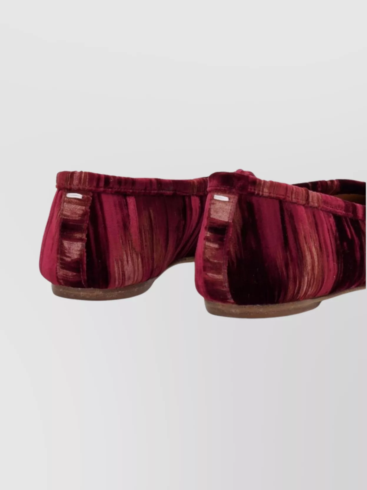 Maison Margiela Abstract Print Ballerina Shoes Bow Detail