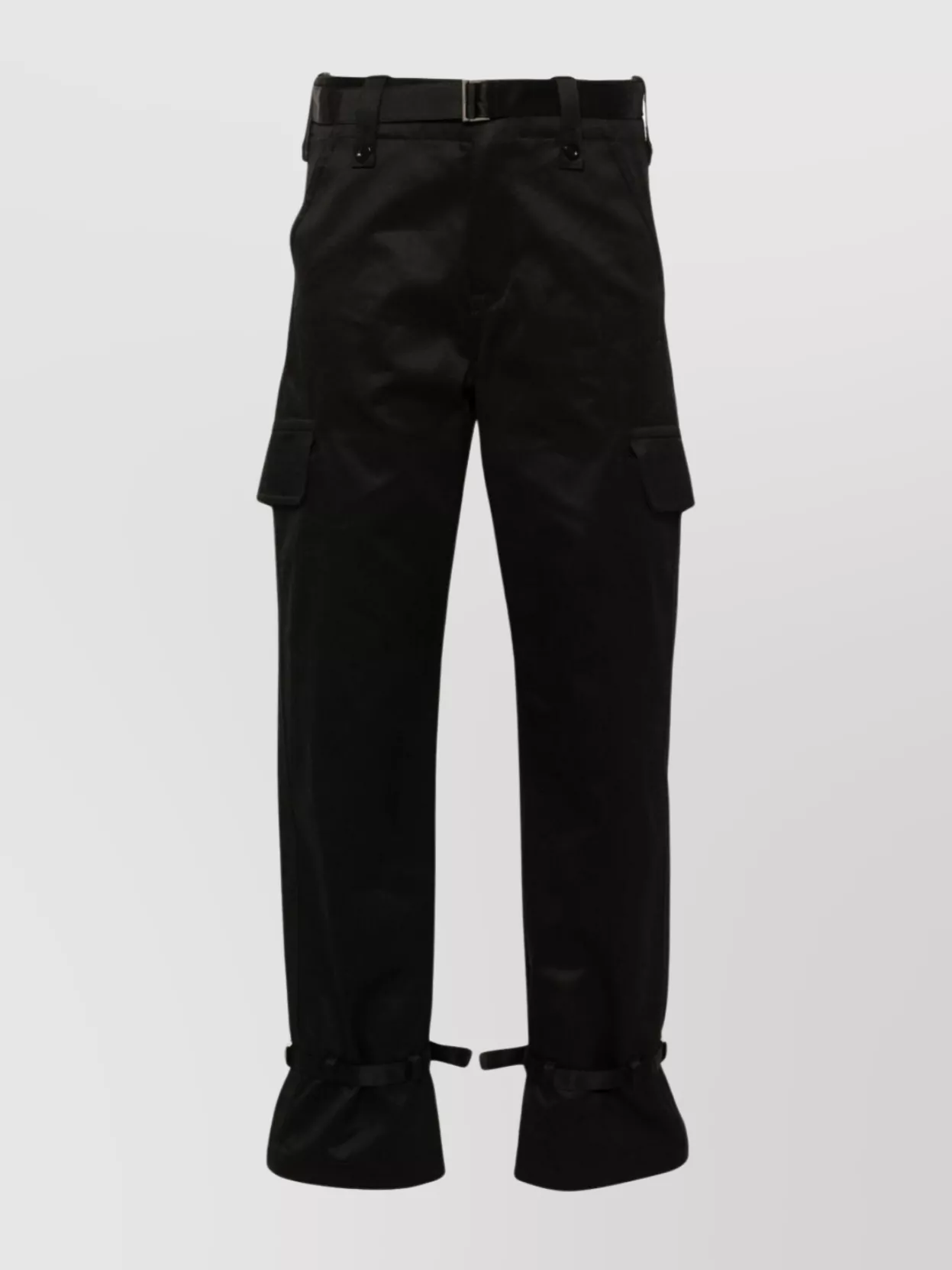 Sacai Cotton Chino Pants Adjustable Straps
