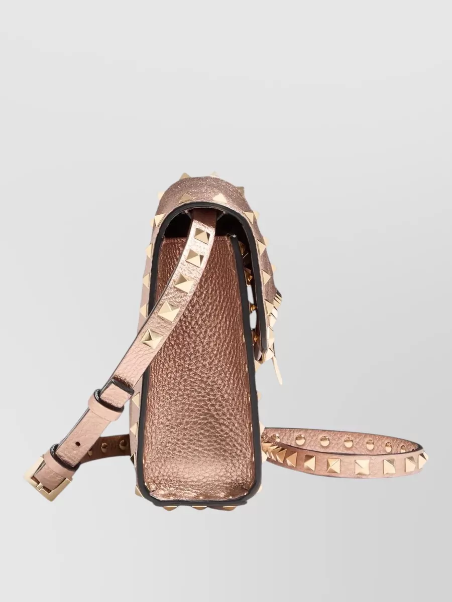 Valentino Leather Rockstud Shoulder Bag
